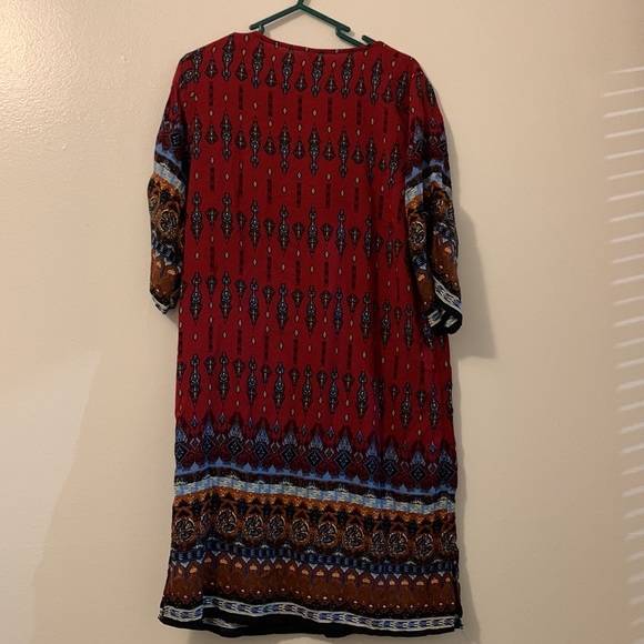 Halife Red medium dress boho - Picture 4 of 4